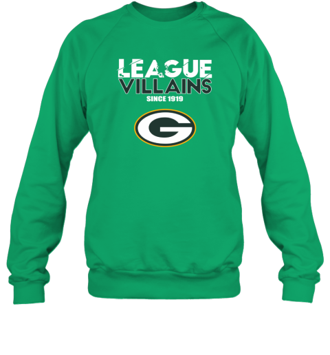 League Villains Since 1919 Green Bay Packers Youth Long Sleeve - Rookbrand