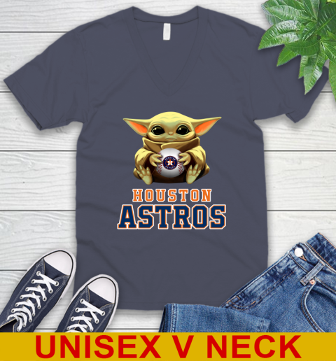 MLB Baseball Houston Astros Star Wars Baby Yoda Shirt 56