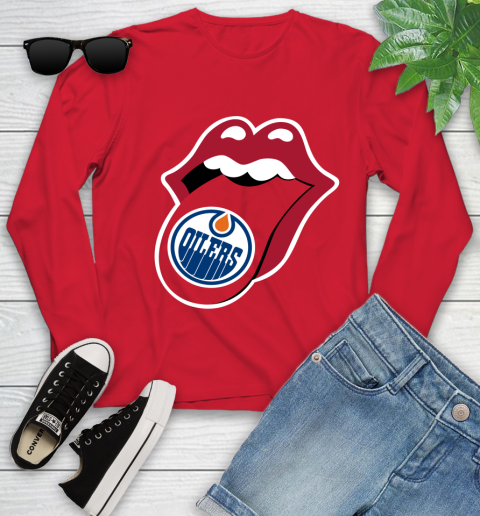 Edmonton Oilers NHL Hockey Lips I Root For My Team Adoring Fan 135