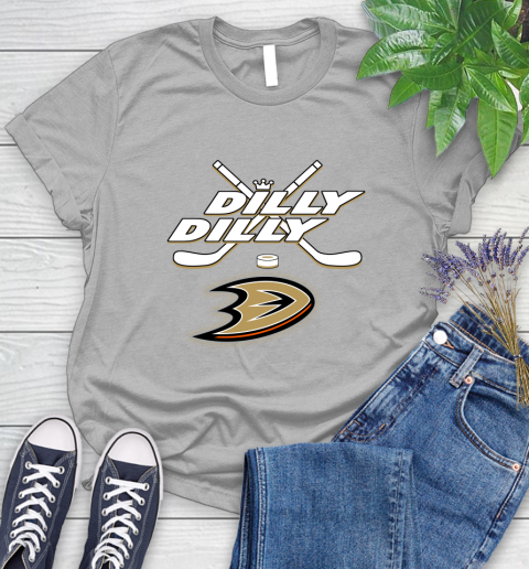 NHL Anaheim Ducks Dilly Dilly Hockey Sports Women's T-Shirt 5