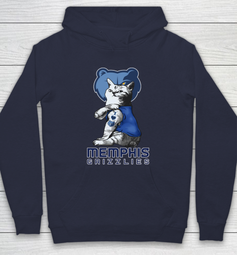 NBA Basketball My Cat Loves Memphis Grizzlies Hoodie 2
