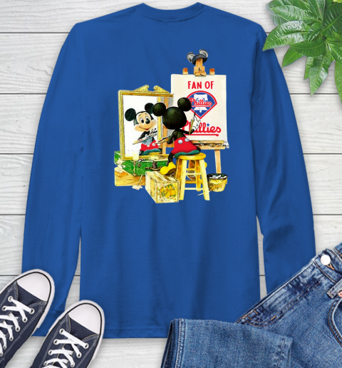 MLB Baseball Philadelphia Phillies Mickey Drawing Shirt 64