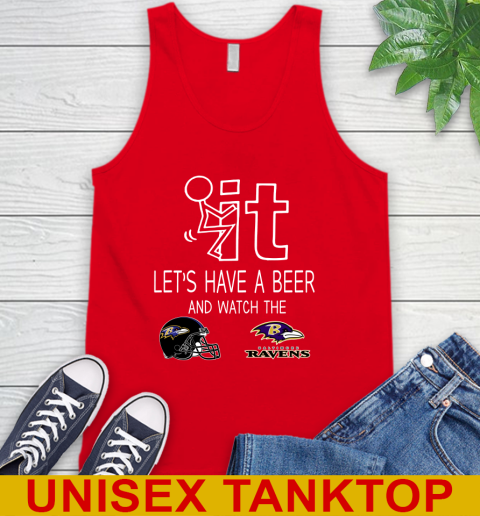 Baltimore Ravens Football NFL Let's Have A Beer And Watch Your Team Sports Tank Top 5