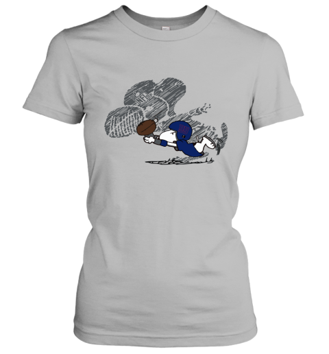 New York Giants Snoopy Plays The Football Game Women's T-Shirt