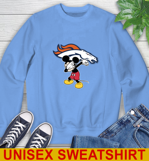 Denver Broncos NFL Football Dabbing Mickey Disney Sports Sweatshirt 11