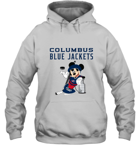 Mickey Columbus Blue Jackets With The Stanley Cup Hockey NHL Hoodie