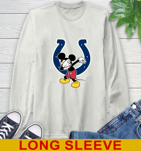 Indianapolis Colts NFL Football Dabbing Mickey Disney Sports Long Sleeve T-Shirt 12