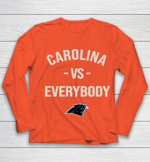 Carolina Panthers Vs Everybody Youth Long Sleeve 3