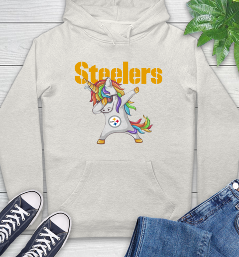 Pittsburgh Steelers NFL Football Funny Unicorn Dabbing Sports Hoodie 12