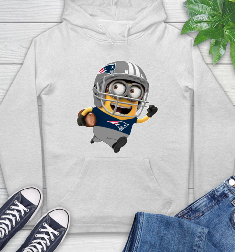 NFL New England Patriots Minions Disney Football Sports Hoodie