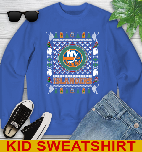 New York Islanders Merry Christmas NHL Hockey Loyal Fan Youth Sweatshirt 6