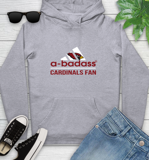 Arizona Cardinals NFL Football A Badass Adidas Adoring Fan Sports Youth Hoodie 6