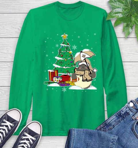 New Orleans Saints NFL Football Cute Tonari No Totoro Christmas Sports Long Sleeve T-Shirt 8