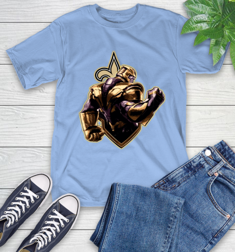 NFL Thanos Avengers Endgame Football Sports New Orleans Saints T-Shirt 11