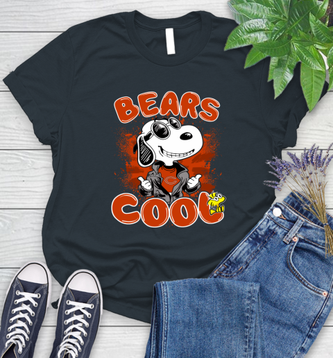 NFL Football Chicago Bears Cool Snoopy Shirt Women's T-Shirt 6
