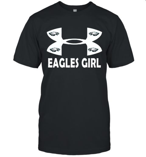 NFL Philadelphia Eagles Girl Under Armour Football Sports Unisex Jersey Tee
