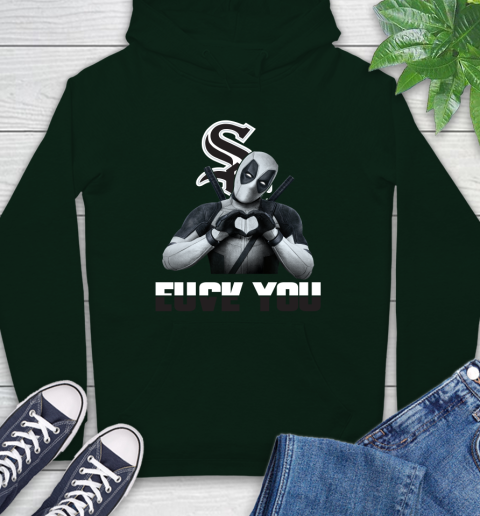 MLB Chicago White Sox Deadpool Love You Fuck You Baseball Sports Hoodie 12