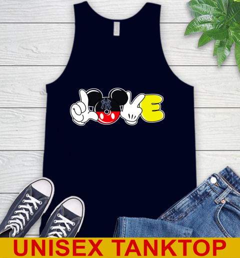 New York Yankees MLB Baseball Love Mickey Disney Sports Tank Top 3