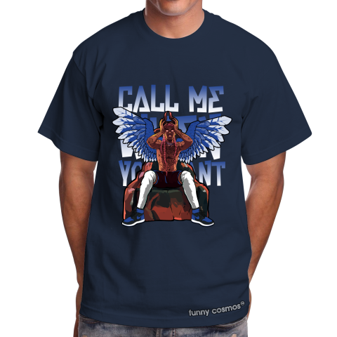 Air Jordan 1 Royal Matching Sneaker Tshirt Call Me When You Want V2 Blue and Black Jordan Tshirt