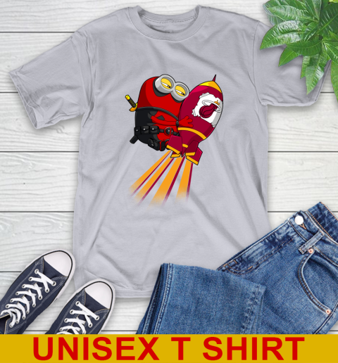 NBA Basketball Miami Heat Deadpool Minion Marvel Shirt T-Shirt 5