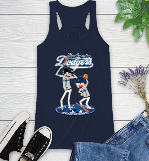 MLB Los Angeles Dodgers Rick And Morty Baseball 48