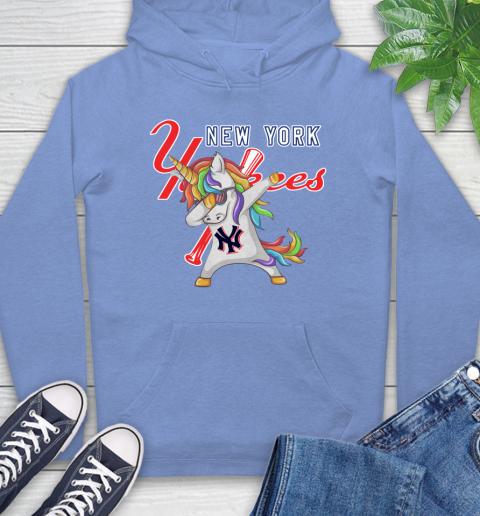 New York Yankees MLB Baseball Funny Unicorn Dabbing Sports Hoodie 11