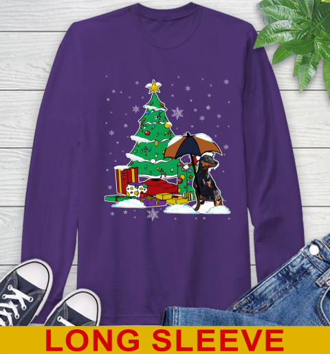 Dobermann Christmas Dog Lovers Shirts 59