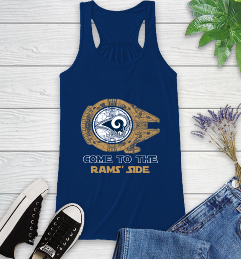 NFL Come To The Los Angeles Rams Wars Football Sports Racerback Tank 8
