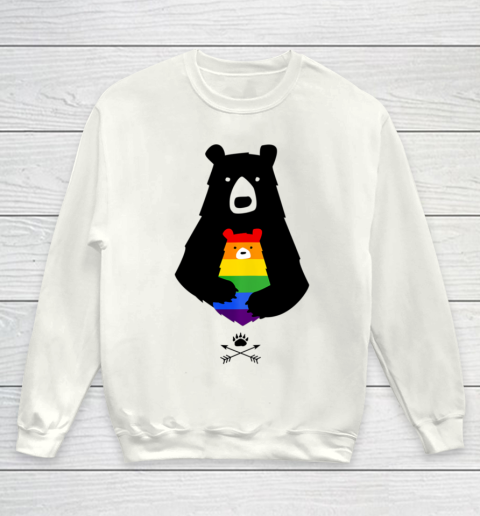 LGBT Mom Mama Bear LGBT Shirt Mother Youth Sweatshirt