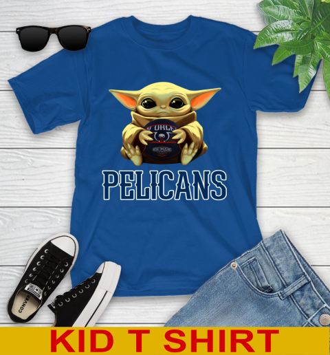 NBA Basketball New Orleans Pelicans Star Wars Baby Yoda Shirt 109
