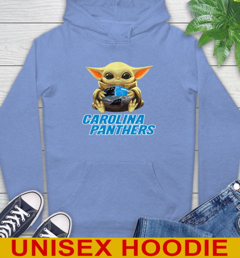 NFL Football Carolina Panthers Baby Yoda Star Wars Shirt Hoodie 11