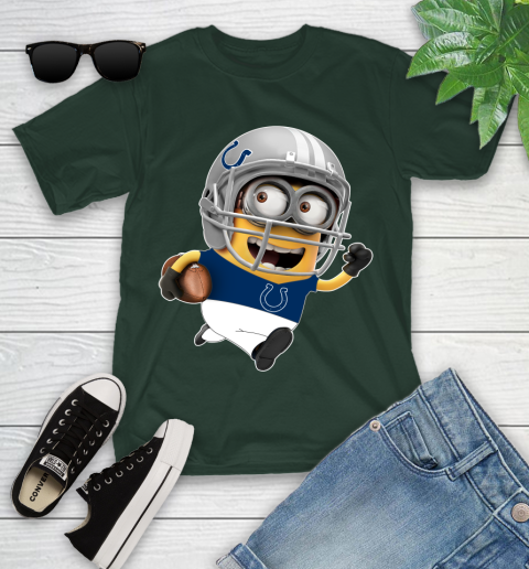 NFL Indianapolis Colts Minions Disney Football Sports Youth T-Shirt 5