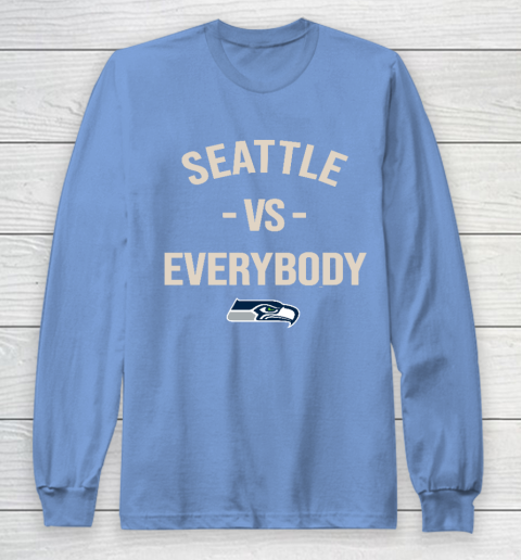 Seattle Seahawks Vs Everybody Long Sleeve T-Shirt 8