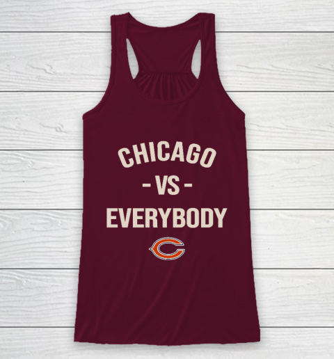 Chicago Bears Vs Everybody Racerback Tank 2