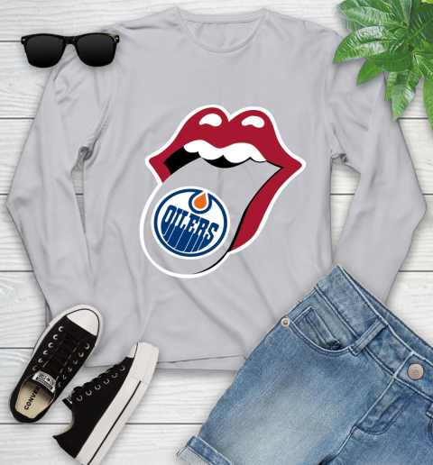 Edmonton Oilers NHL Hockey Lips I Root For My Team Adoring Fan 129