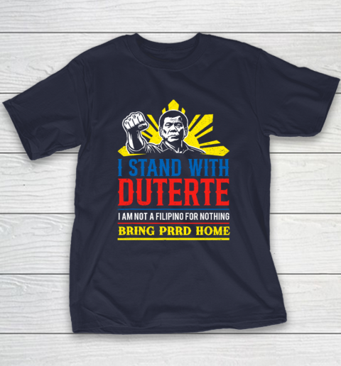 Support Duterte – Stand with Duterte Against ICC Charges Youth T-Shirt 2