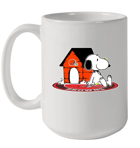 NFL Football Cleveland Browns Snoopy The Peanuts Movie Shirt Ceramic Mug 15oz