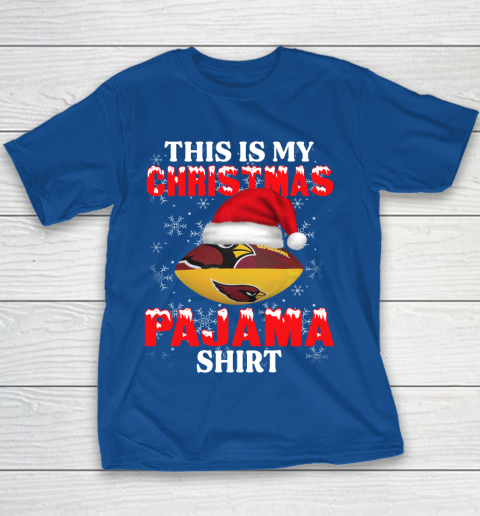 Arizona Cardinals This Is My Christmas Pajama Shirt NFL Youth T-Shirt 6