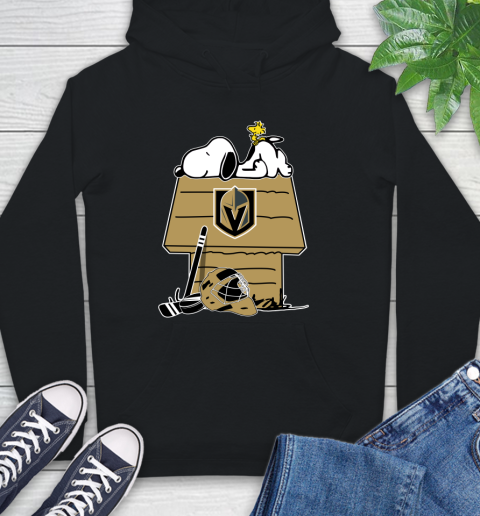 Vegas Golden Knights NHL Hockey Snoopy Woodstock The Peanuts Movie Hoodie 2