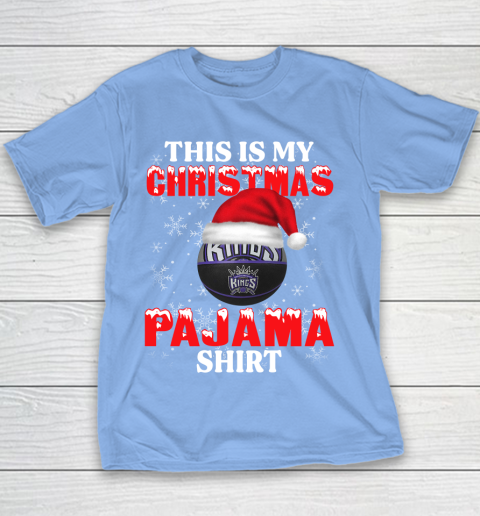 Sacramento Kings This Is My Christmas Pajama Shirt NBA Youth T-Shirt 8