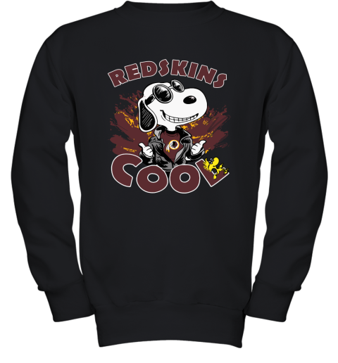 Washington Redskins Snoopy Joe Cool We're Awesome Youth Sweatshirt