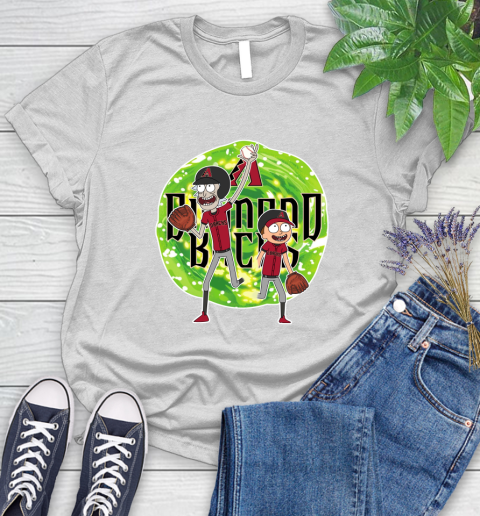 MLB Arizona Diamondbacks Rick And Morty Baseball Sports Women's T-Shirt
