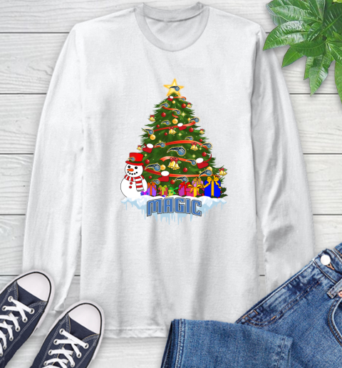 Orlando Magic Merry Christmas NBA Basketball Sports Long Sleeve T-Shirt