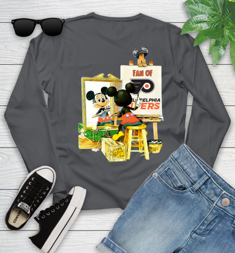 NHL Hockey Philadelphia Flyers Mickey Drawing Shirt 120