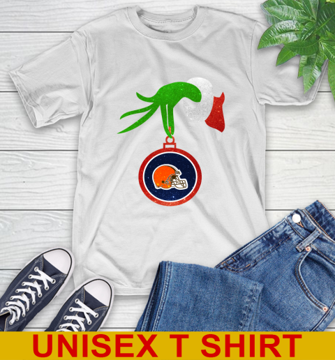Cleveland Browns Grinch Merry Christmas NFL Football T-Shirt