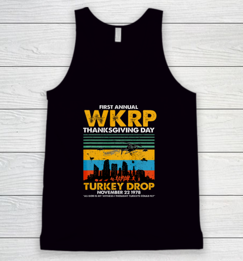 Wkrp Turkey Drop Shirt Turkey Drop T Shirt Turkey Drop Retro Tank Top