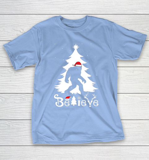 Bigfoot Christmas Gifts For Men Boys Girls Funny Christmas T-Shirt 10