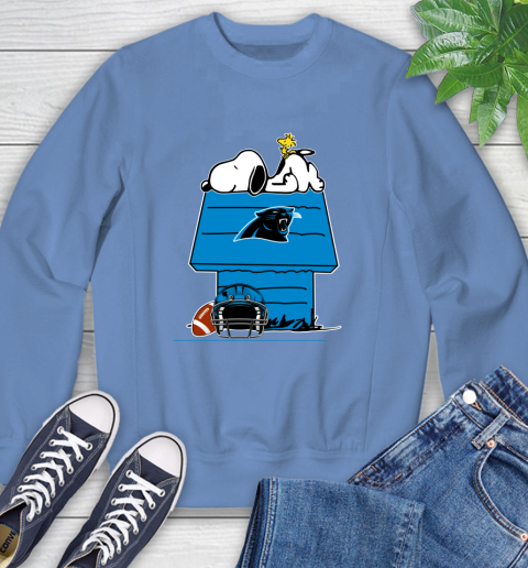 Carolina Panthers NFL Football Snoopy Woodstock The Peanuts Movie Sweatshirt 11