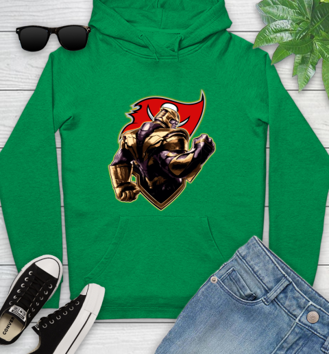 NFL Thanos Avengers Endgame Football Sports Tampa Bay Buccaneers Youth Hoodie 7