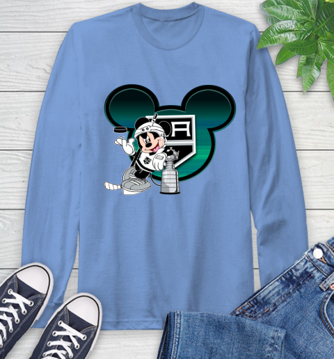 NHL Los Angeles Kings Stanley Cup Mickey Mouse Disney Hockey T Shirt Long Sleeve T-Shirt 11